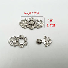 Stylish metal clasps for Hanfu