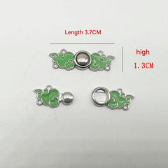 Metal clasp installation on clothing