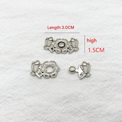 Stylish clasp displayed on costume