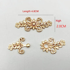 Antique bronze clasp detail