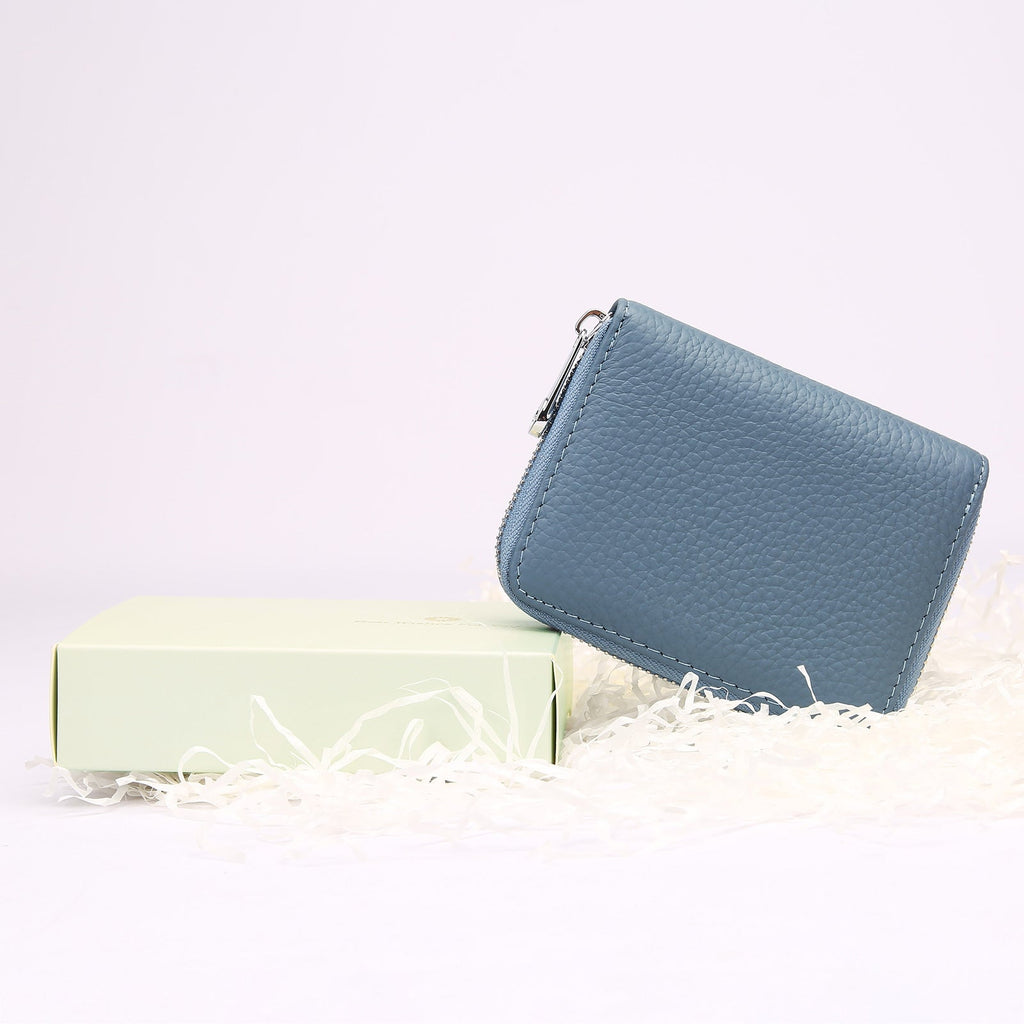 modern design leather wallet in elegant colour