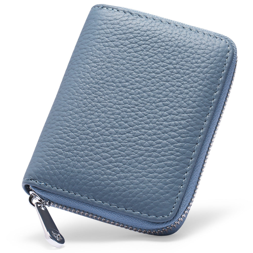 water resistant leather wallet displayed outdoors