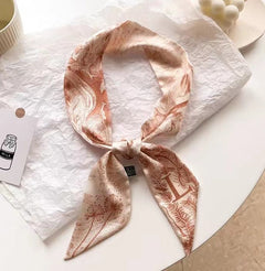 vintage satin headband close-up