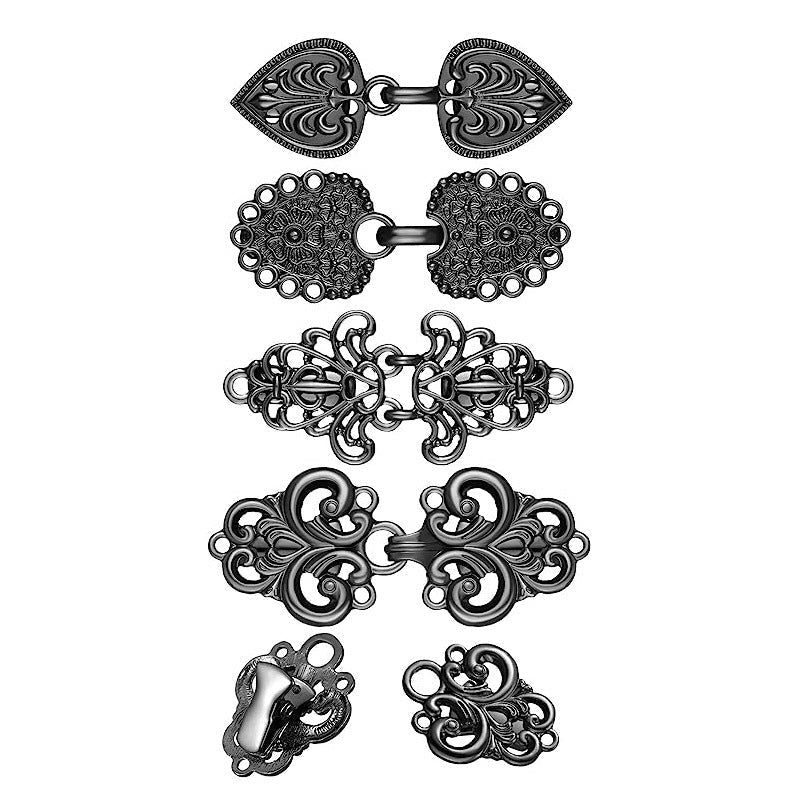 Close-up of elegant scarf clip