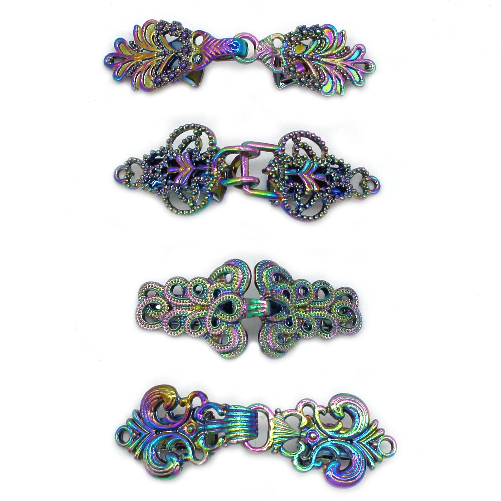 Rose gold scarf clip for women