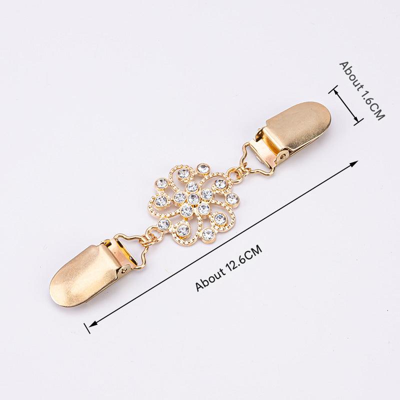 durable alloy scarf clip
