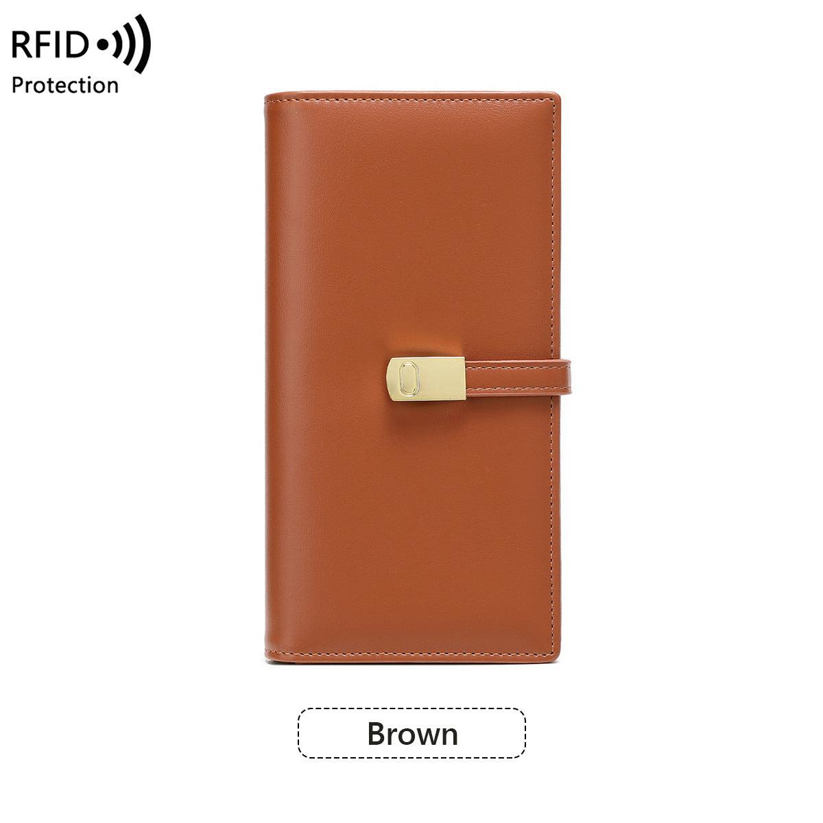 Trendy women's wallet design in various colours