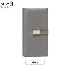 Wallet on a wooden table showcasing card slots