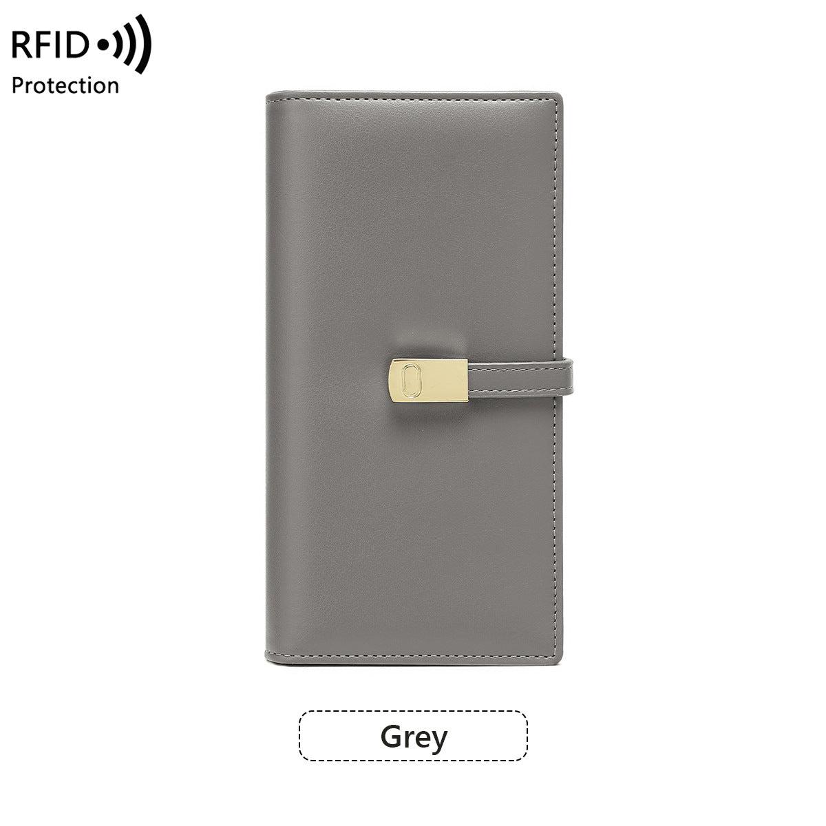 Wallet on a wooden table showcasing card slots