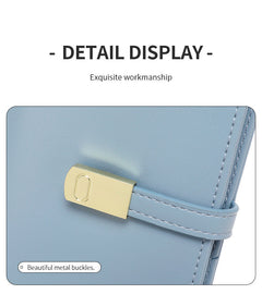 Trendy women's wallet design in various colours
