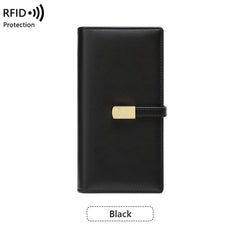 Pink fashionable RFID-blocking wallet
