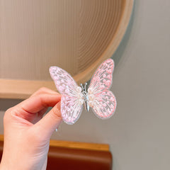 whimsical butterfly motif hair clip