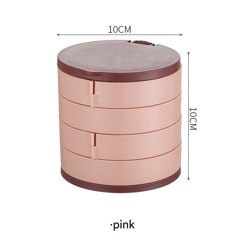 Different colour options of jewellery organiser box